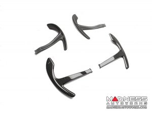 Alfa Romeo Giulia Paddle Shifter Covers - Carbon Fiber - Red Candy Alfa Romeo Giulia Paddle Shifter Covers - Carbon Fiber - Red Candy